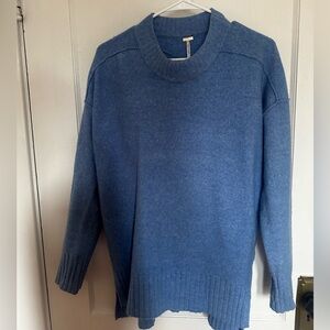 Free People Blue Sweater